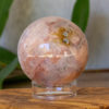 unique pink amethyst sphere salted moon rocks