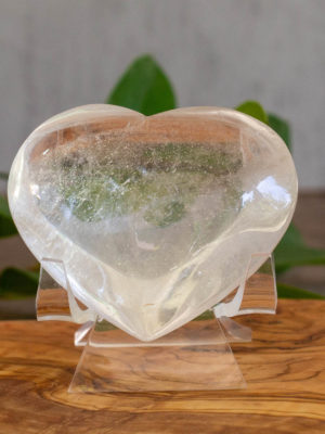 Clear Quartz Heart