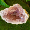 pink amethyst geode salted moon rocks
