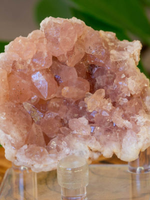 pink amethyst geode salted moon rocks