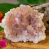 pink amethyst geode salted moon rocks