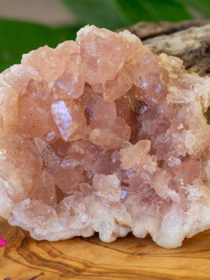 pink amethyst geode salted moon rocks