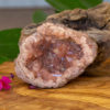 pink amethyst geode salted moon rocks