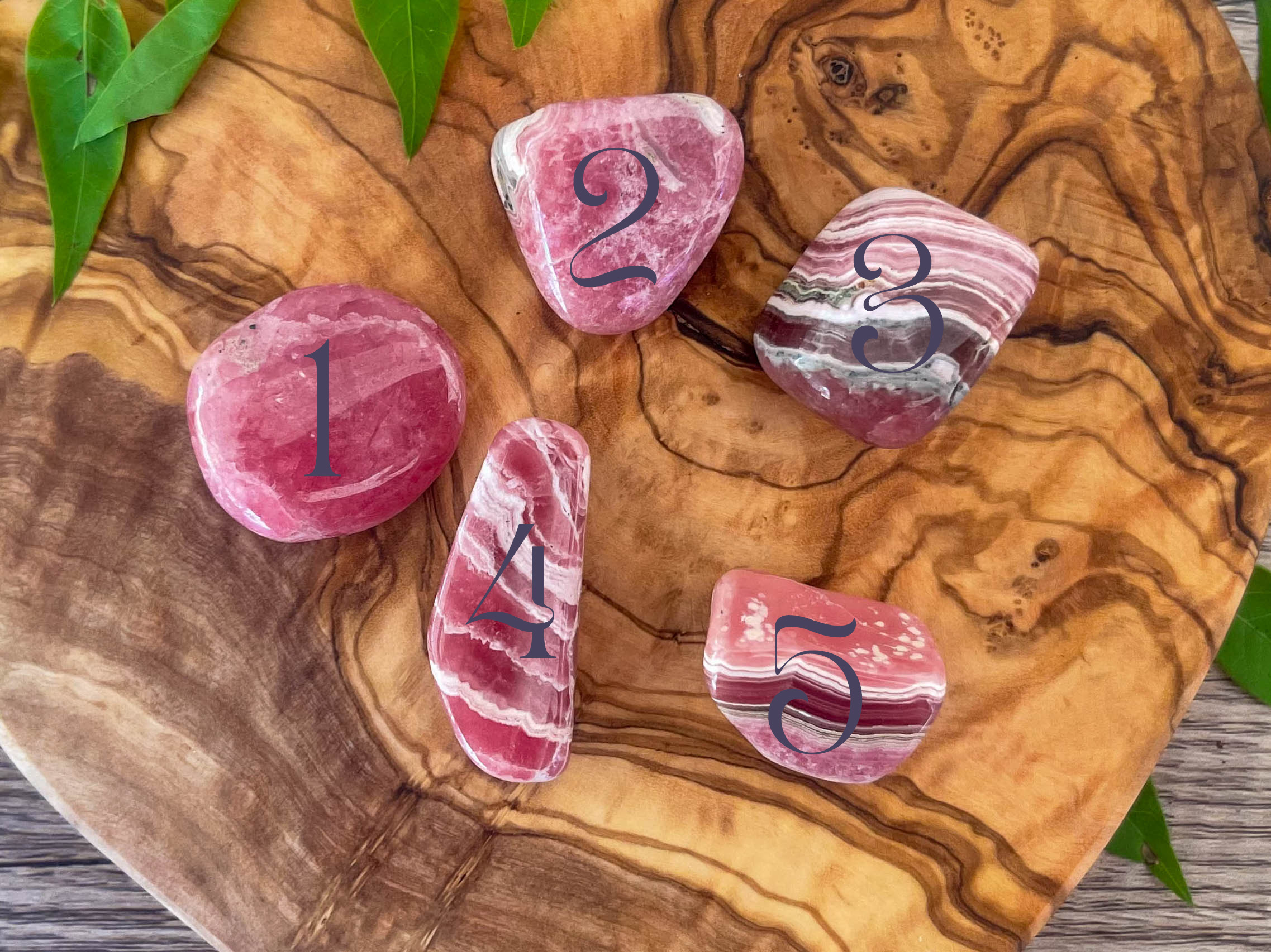 2487choose rhodochrosite tumbles salted moon rocks