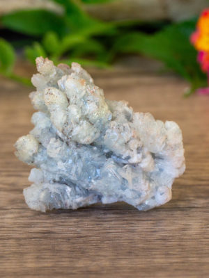 blue aragonite raw cluster salted moon rocks