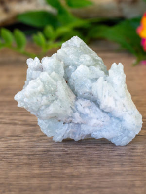 blue aragonite raw cluster salted moon rocks
