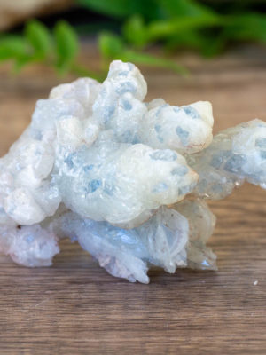blue aragonite raw cluster salted moon rocks