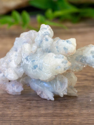 blue aragonite raw cluster salted moon rocks