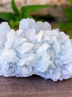 blue aragonite raw cluster salted moon rocks