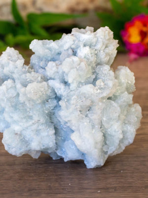 blue aragonite raw cluster salted moon rocks