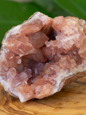 pink amethyst geode salted moon rocks
