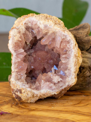 pink amethyst geode salted moon rocks