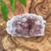 pink amethyst geode salted moon rocks