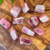 rhodochrosite tumbles salted moon rocks