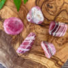 rhodochrosite tumbles salted moon rocks