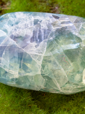 Fluorite Palm Stone Freeform
