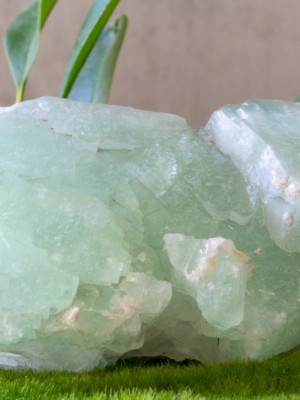 Green Apophyllite Chunky Crystal Cluster
