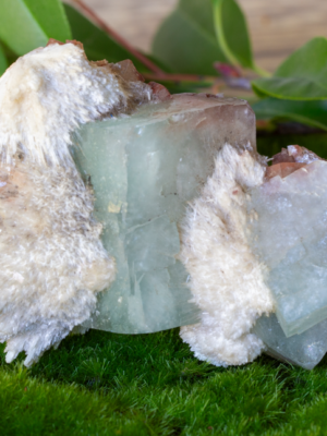 Green Apophyllite Crystal Cluster